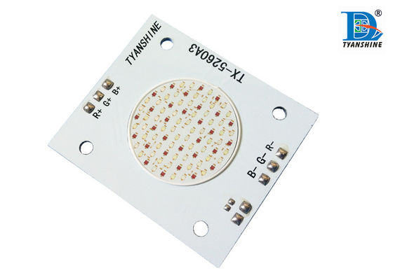 China Chip-On-Board RGB LED Array 150Watt with LES 32.8mm for Entertainment Lighting supplier