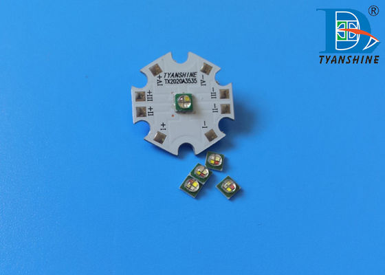 China 200lm SMD3535 LEDs Ceramic 3W RGBW Package 4in1 LED Component supplier